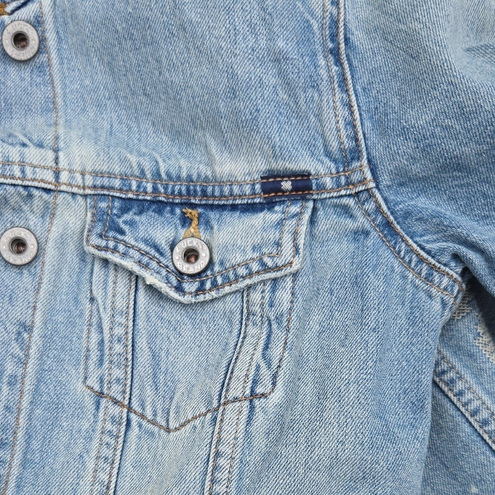 Lucky Brand Blue Denim Jean Jacket Timeless Style NWT XS - Picture 7 of 10